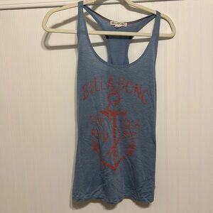 Billabong The Sea and Me razor back tank; women’s size large